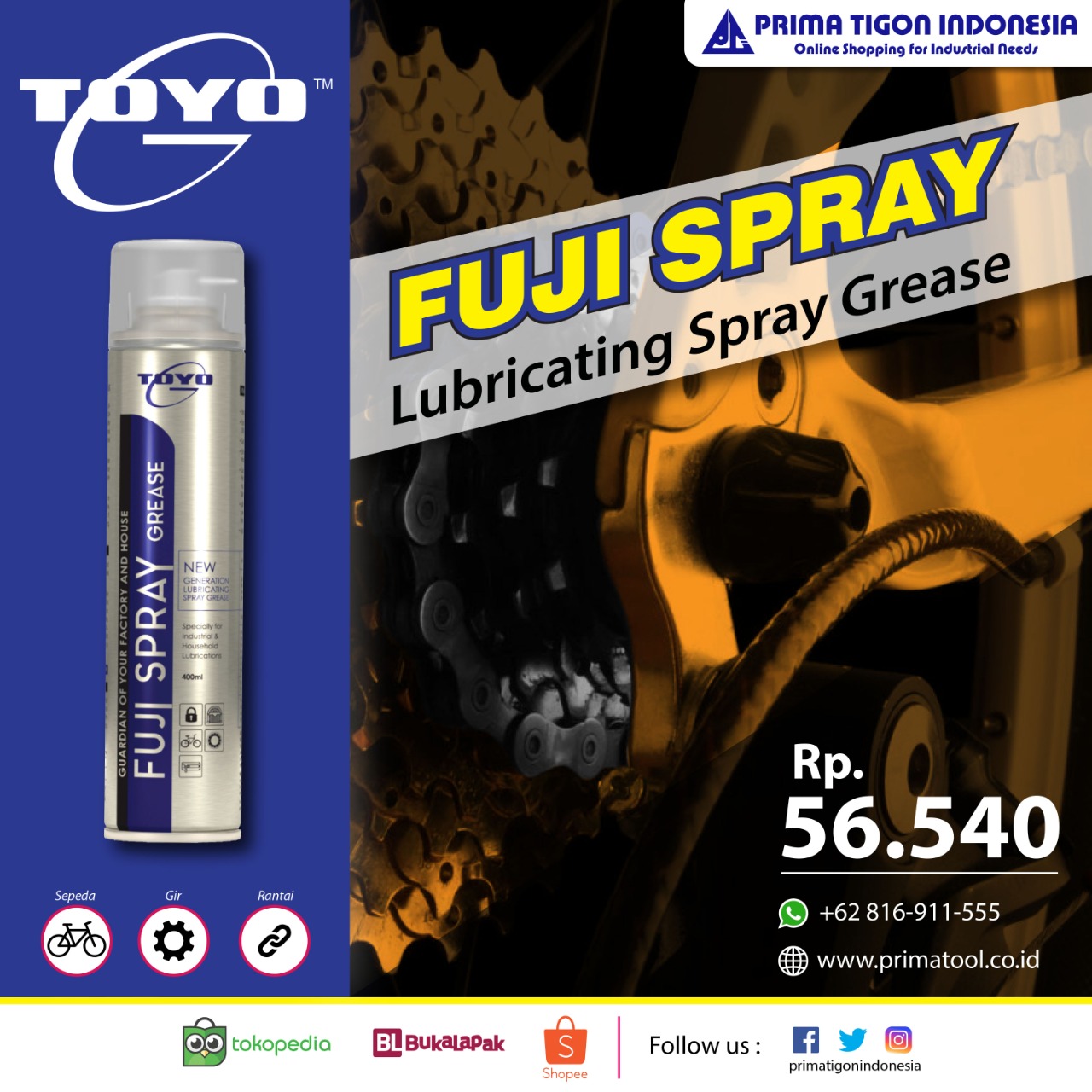 Lubricating Spray Grease